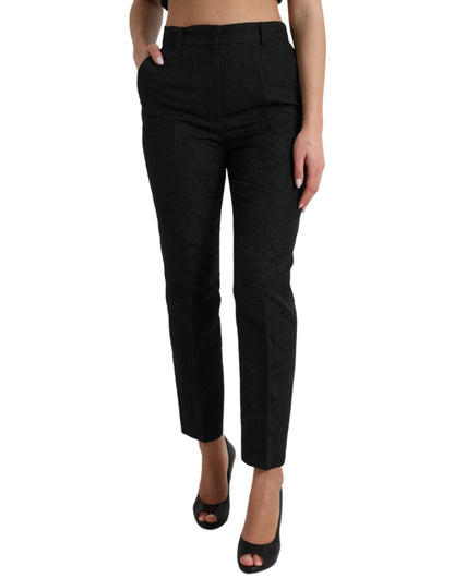 Dolce & Gabbana High Waist Tapered Elegance Pants