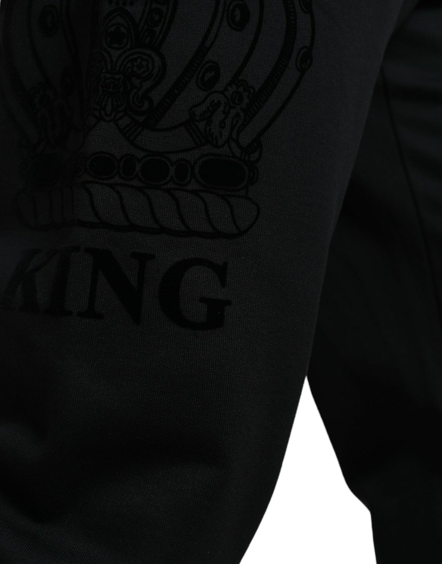 Schwarze Jogginghose mit Logo von Dolce &amp; Gabbana aus Baumwolle