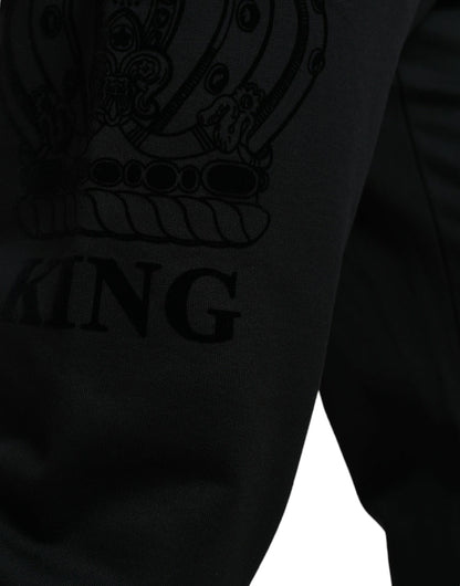 Schwarze Jogginghose mit Logo von Dolce &amp; Gabbana aus Baumwolle