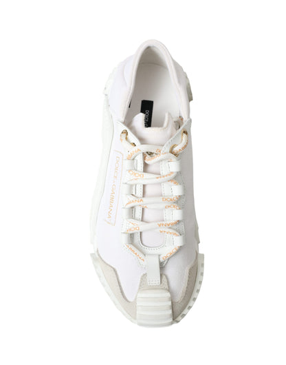 Dolce &amp; Gabbana Weiße NS1 Low-Top-Sport-Damen-Sneaker-Schuhe