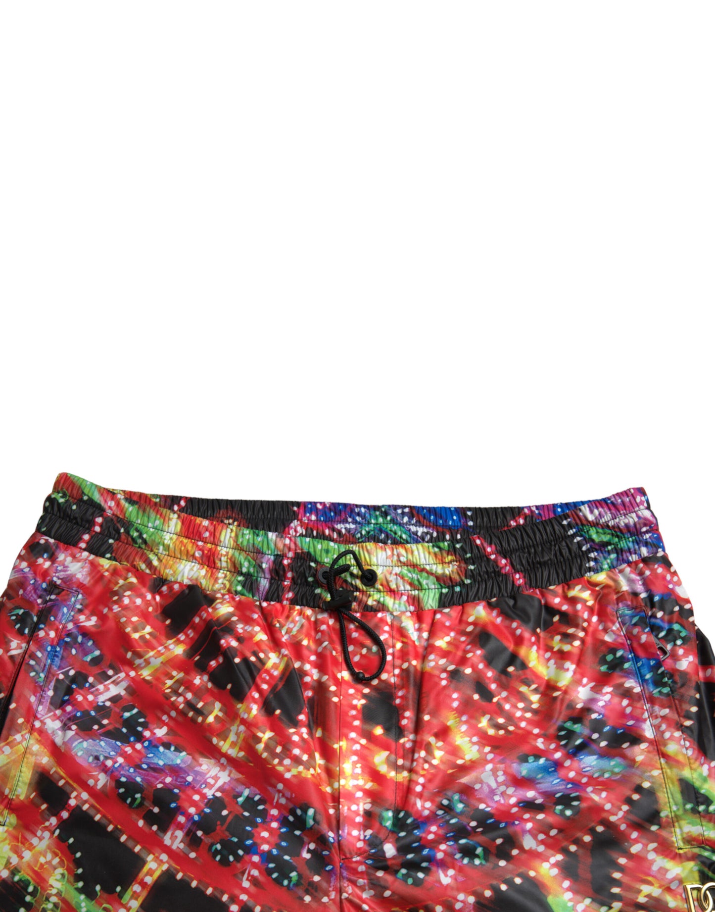 Dolce &amp; Gabbana Mehrfarbige Luminarie-Print Herren-Bermudashorts