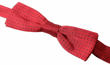 Dolce & Gabbana Elegant Polka Dot Silk Bow Tie