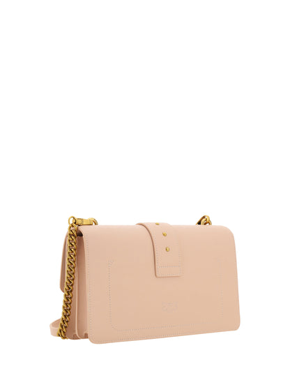 PINKO Chic Cipria Pink Classic Shoulder Bag