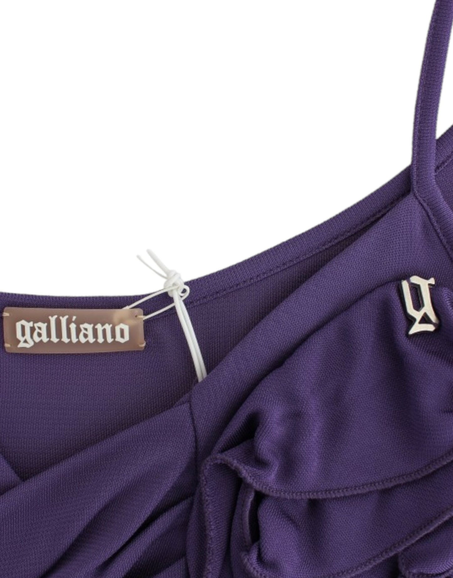 John Galliano Lila Jerseykleid