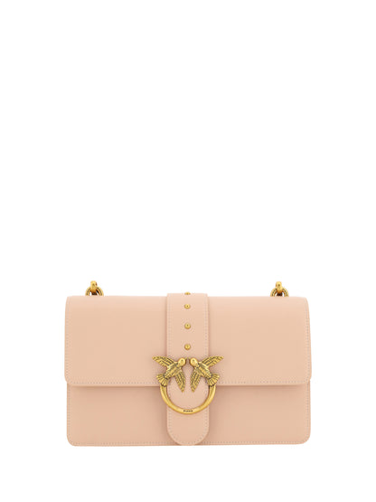 PINKO Chic Cipria Pink Classic Shoulder Bag