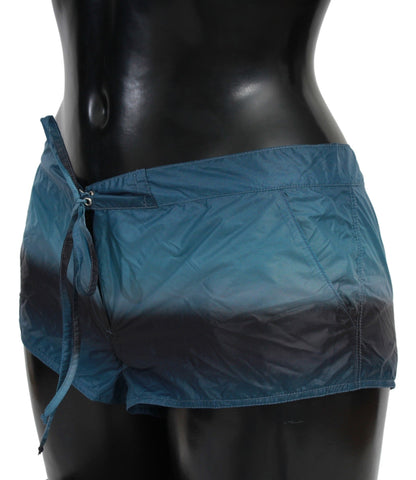 Ermanno Scervino Blue Ombre Shorts Beachwear Bikini Badeanzug