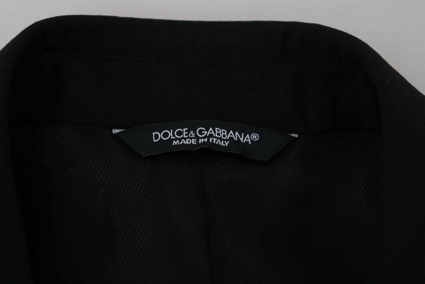 Dolce &amp; Gabbana – Schwarzer, schmal geschnittener, formeller Martini-Blazer