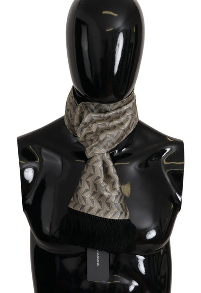 Dolce & Gabbana Elegant Silk Men's Scarf Wrap