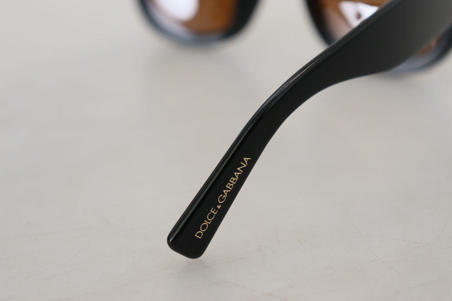 Dolce & Gabbana Chic Brown Acetate Sunglasses