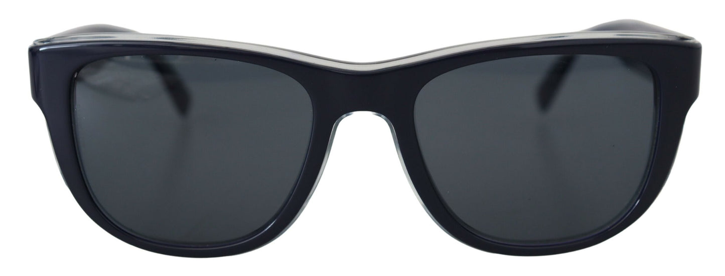 Dolce &amp; Gabbana Blue DG4284 Vollrand-Sonnenbrille aus Kunststoff mit verspiegelten Gläsern