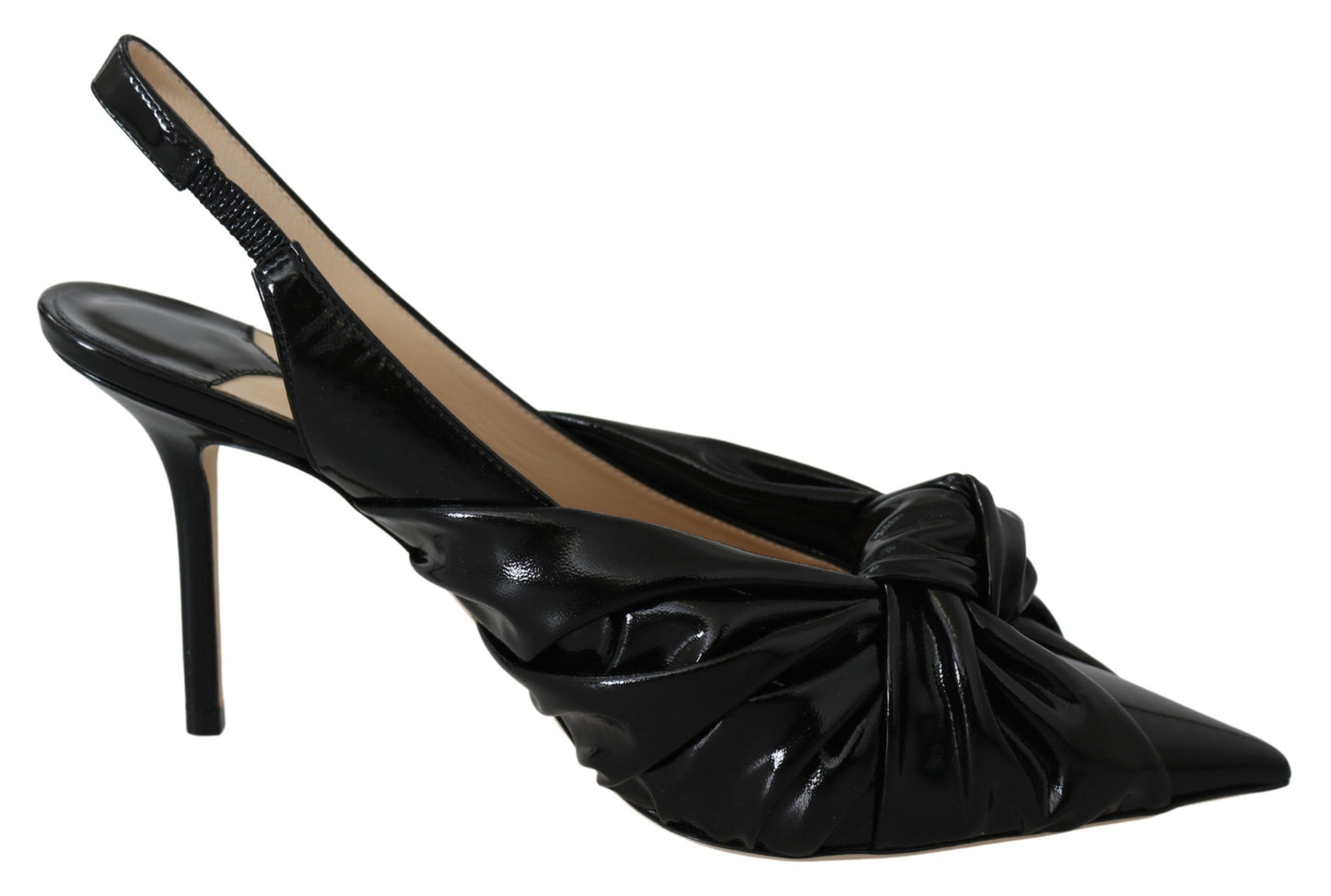 Jimmy Choo Annabell 85 Pumps aus schwarzem Lackleder