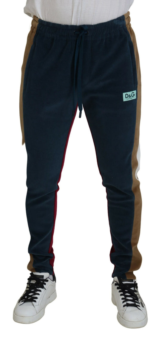 Dolce &amp; Gabbana Mehrfarbige Baumwoll-Herren-Jogger-Jogginghose