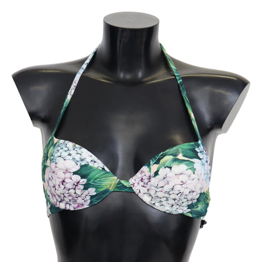 Mehrfarbige Beachwear-Bikinioberteile mit Blumenmuster von Dolce &amp; Gabbana