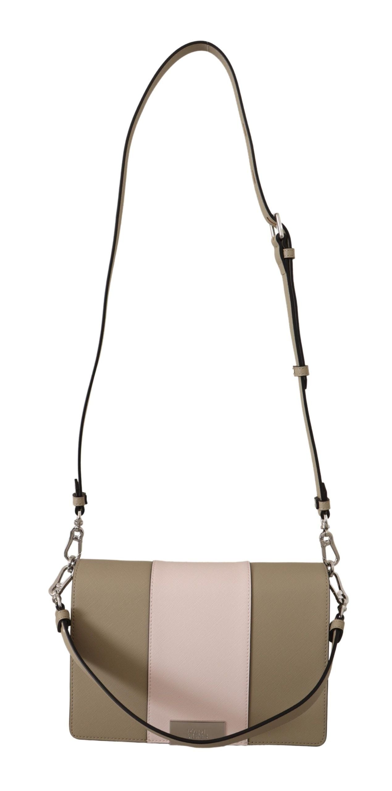 Karl Lagerfeld Chic Sage Shoulder Bag with Dual Straps