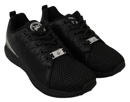 Philipp Plein Elegant Black Gisella Sneakers