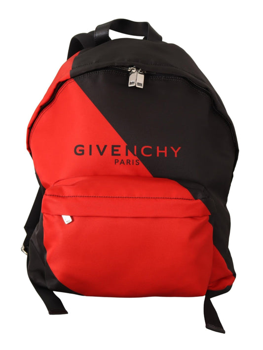 Urban-Rucksack aus Nylon in Rot und Schwarz von Givenchy