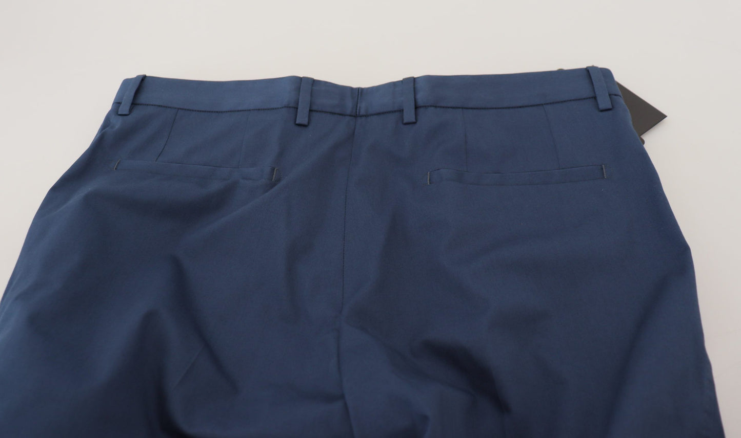 Dolce & Gabbana Elegant Slim Fit Chinos in Blue