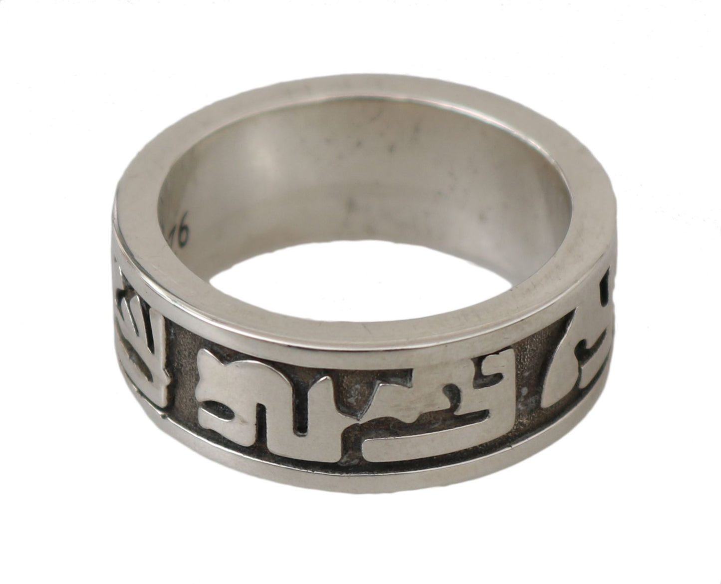 Nialaya Silber Sterling Hieroglyphe Herren 925 Authentisch