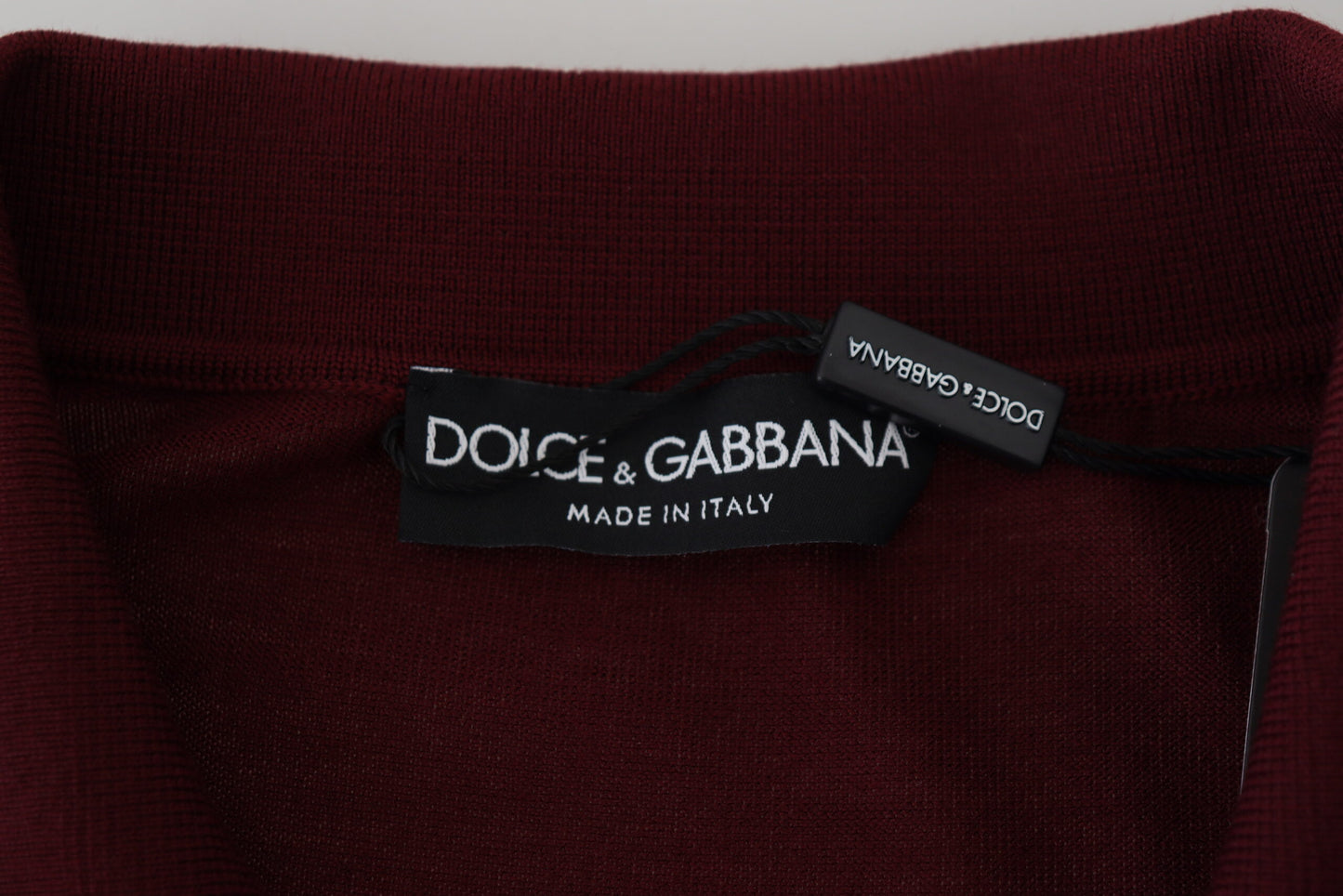 Mehrfarbiger Pullover mit Logo-Kragen von Dolce &amp; Gabbana