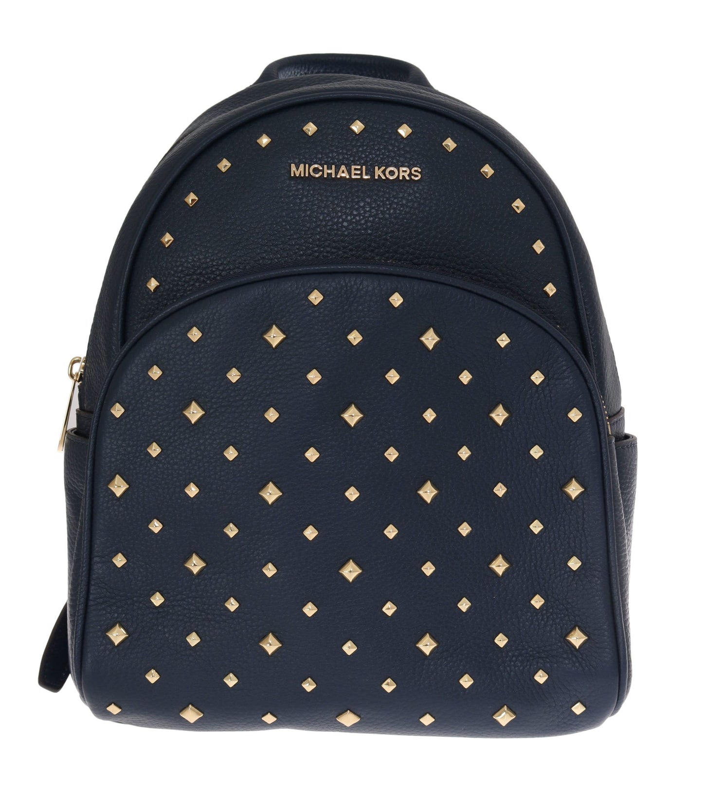 Michael Kors Marineblaue ABBEY Lederrucksacktasche