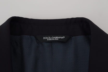 Dolce &amp; Gabbana Dunkelblaue Manteljacke Martini-Blazer