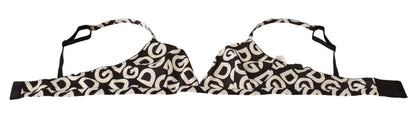 Dolce & Gabbana Elegant Logo Mania Cotton Bra