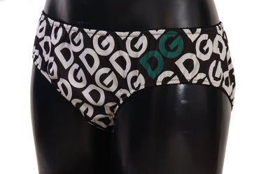 Dolce &amp; Gabbana Mehrfarbige Slip-Bottom-Unterwäsche mit DG-Logo-Print