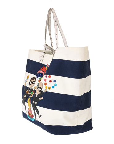 Dolce &amp; Gabbana Blue Canvas #dgfamily Shopping BEATRICE Tasche