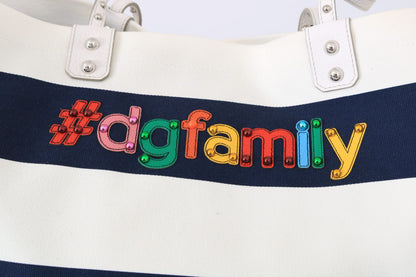 Dolce &amp; Gabbana Blue Canvas #dgfamily Shopping BEATRICE Tasche