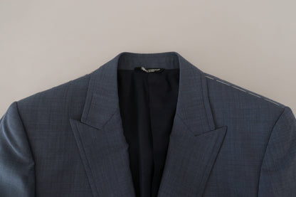 Dolce & Gabbana Elegant Blue Single Breasted Sport Blazer