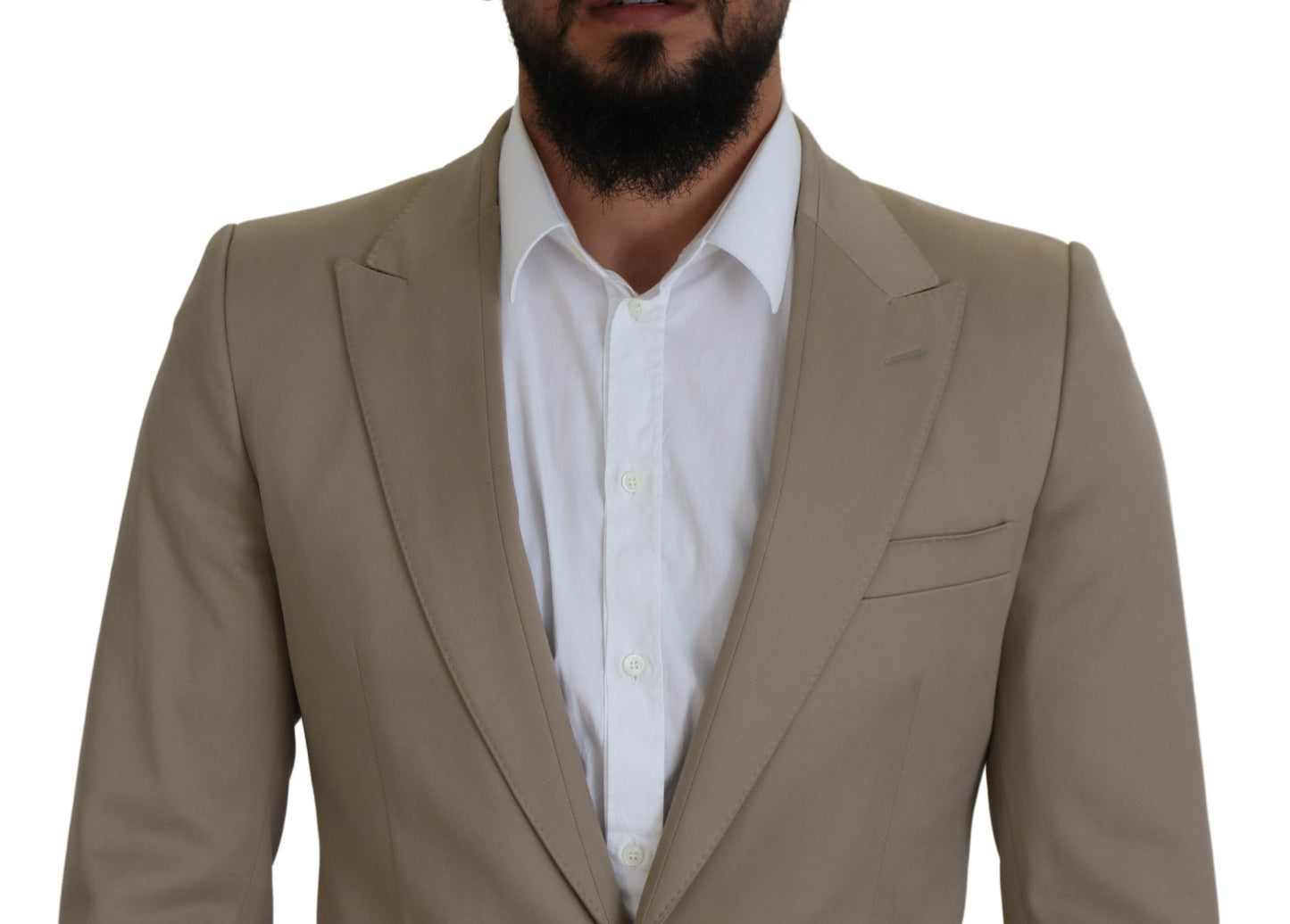 Dolce & Gabbana Elegant Beige Single Breasted Blazer