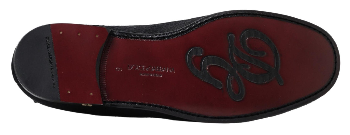 Dolce &amp; Gabbana Chelsea-Stiefeletten für Herren aus schwarzem Leder