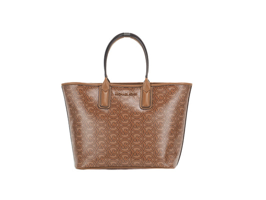 Michael Kors Jodie Kleines Jacquard-Logo aus recyceltem Polyester, Handtasche, Gepäck, Braun