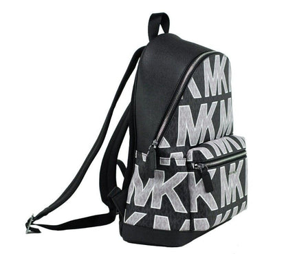 Michael Kors Cooper Black Signature PVC Graphic Logo Rucksack Büchertasche Tasche