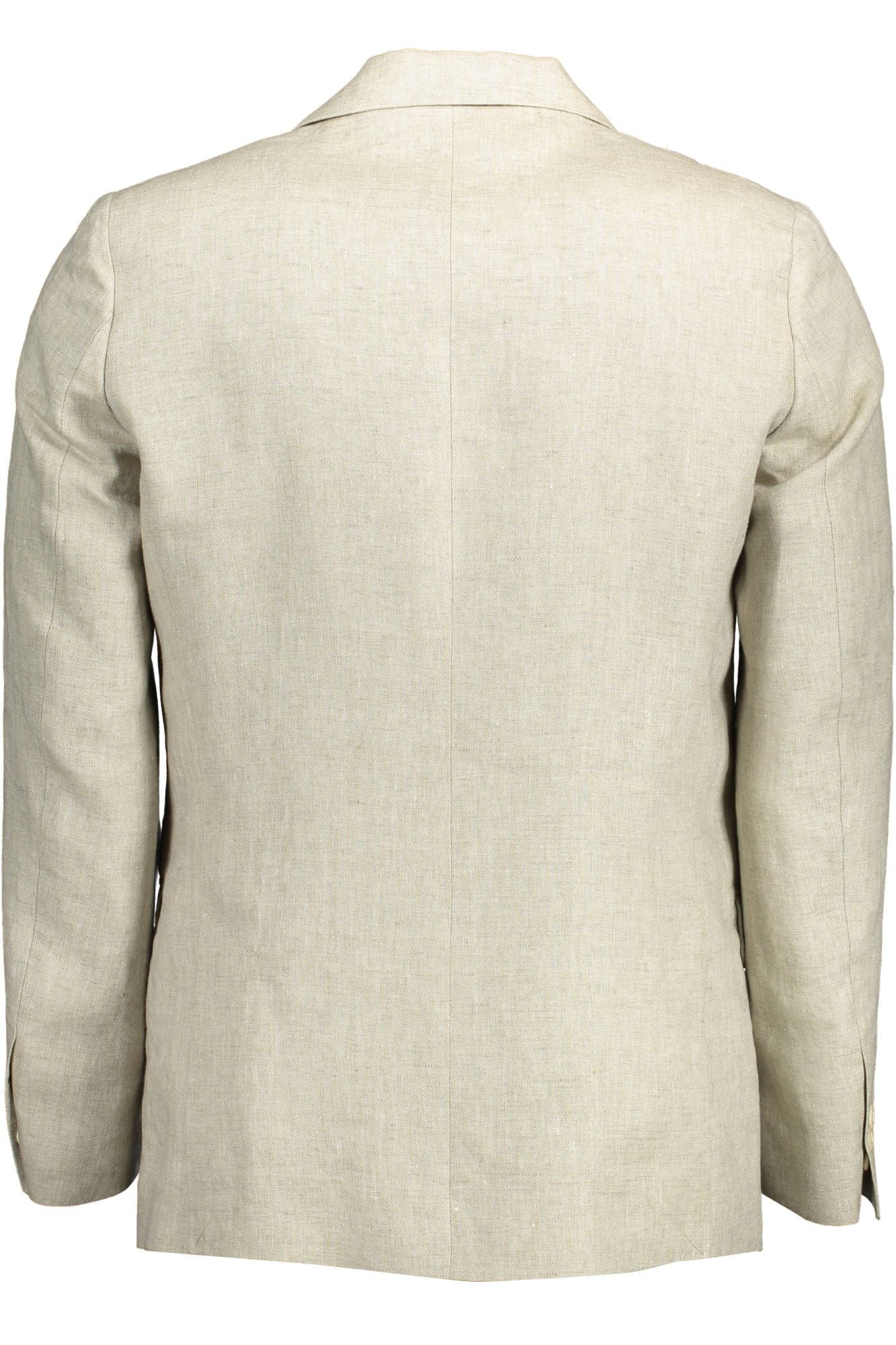 Gant Beige Leinen-Blazerjacke