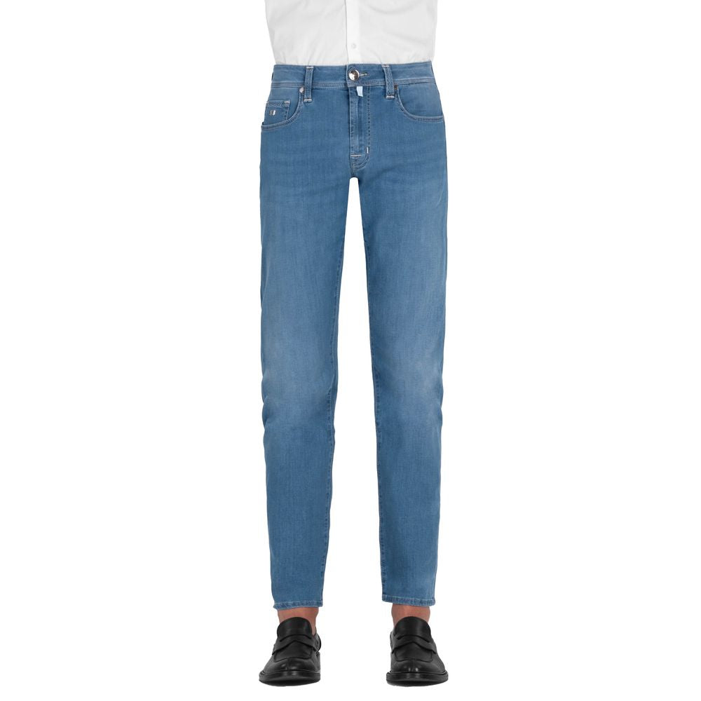 Tramarossa Elevated Essentials: Chic Men's Light Blue Jeans