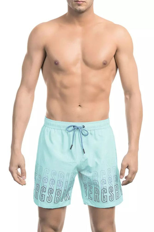 Bikkembergs Hellblaue Polyester-Badebekleidung