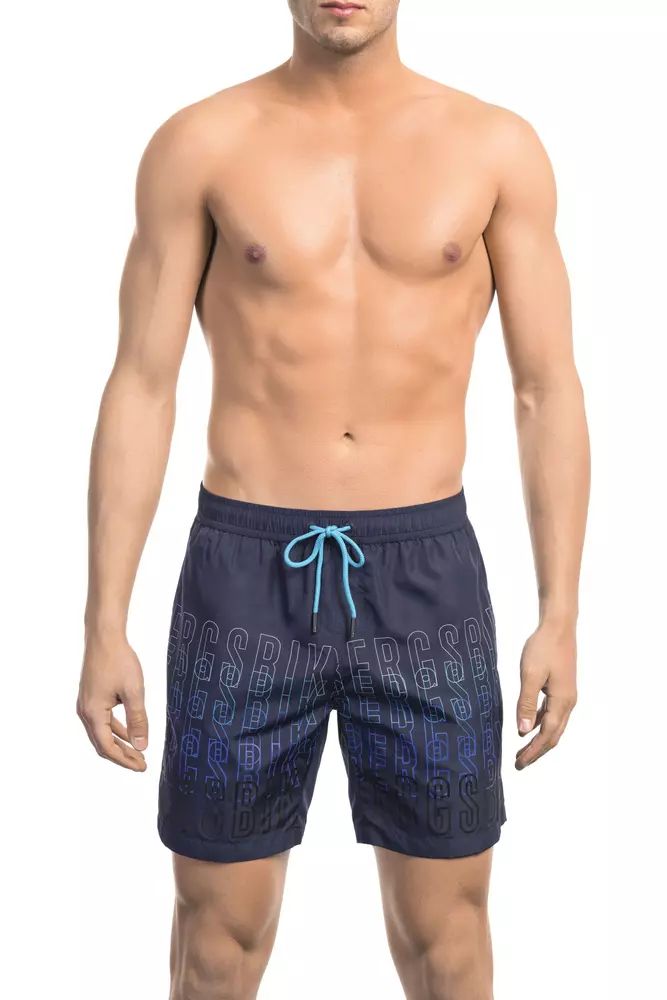 Bikkembergs blaue Polyester-Badebekleidung