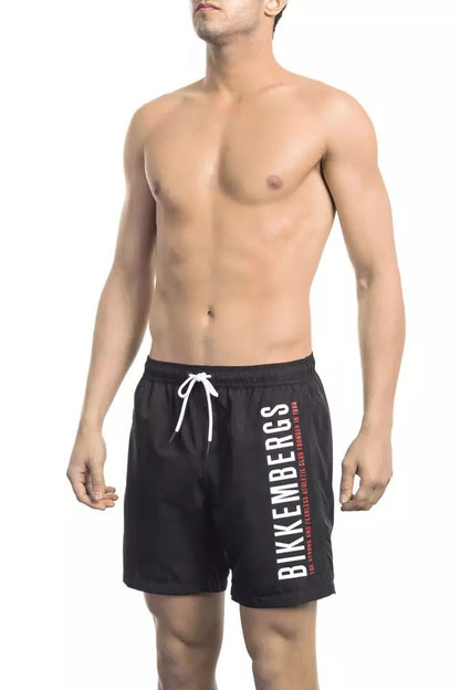 Bikkembergs Badebekleidung aus schwarzem Polyester