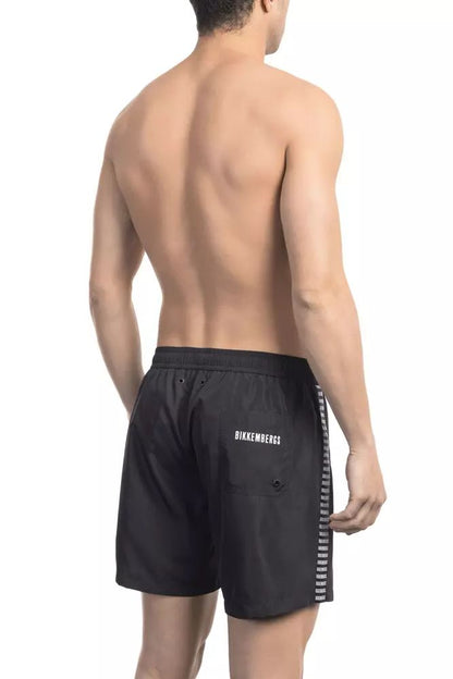 Bikkembergs Badebekleidung aus schwarzem Polyester