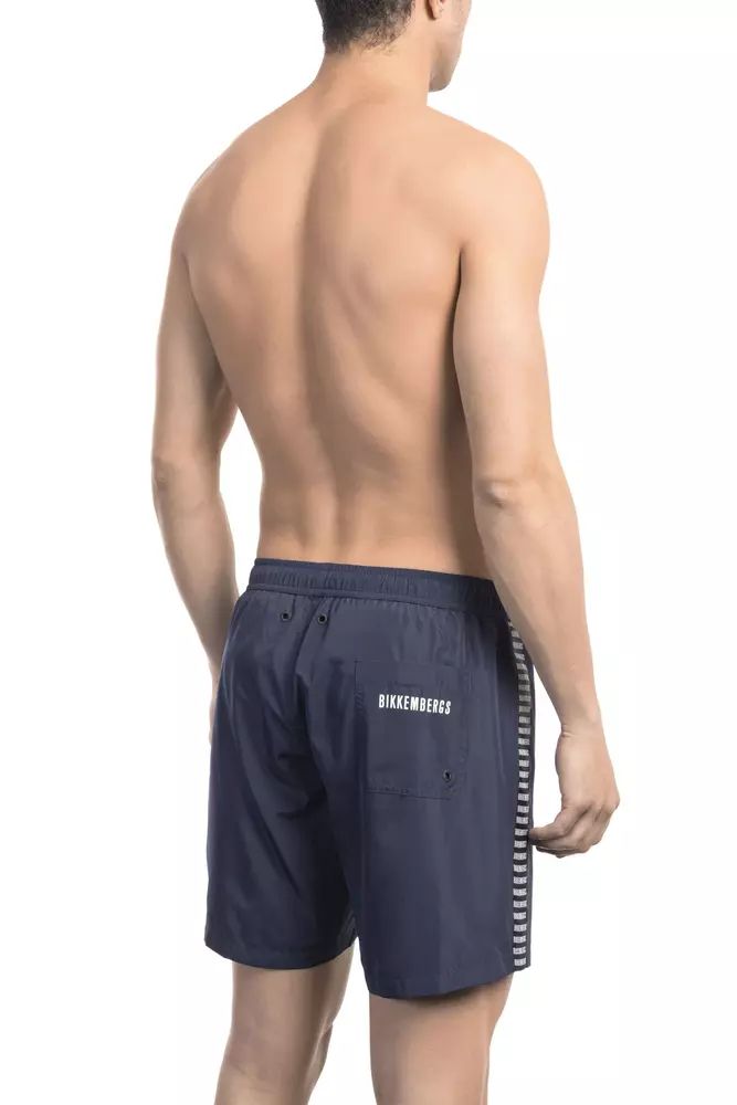 Bikkembergs blaue Polyester-Badebekleidung