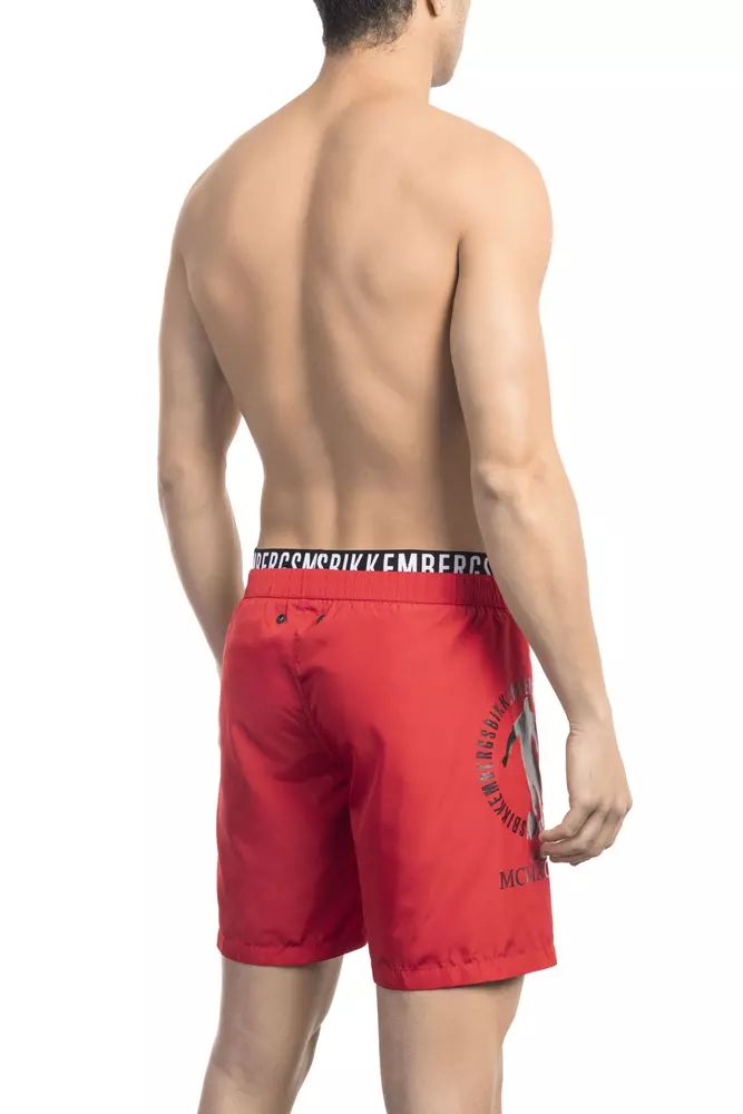 Bikkembergs rote Polyester-Badebekleidung