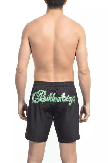 Bikkembergs Badebekleidung aus schwarzem Polyester