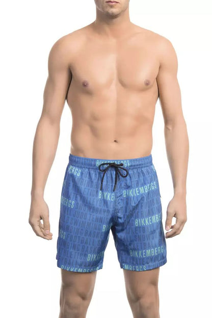 Bikkembergs blaue Polyester-Badebekleidung