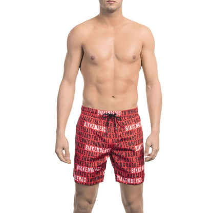 Bikkembergs rote Polyester-Badebekleidung