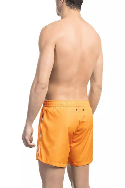 Bikkembergs orangefarbene Polyester-Badebekleidung