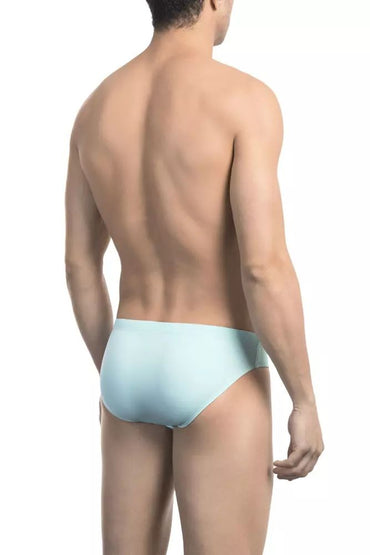 Bikkembergs Chic Light Blue Side Print Speedo