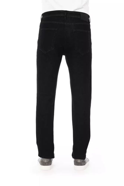 Baldinini Trend Jeans und Hose aus schwarzer Baumwolle