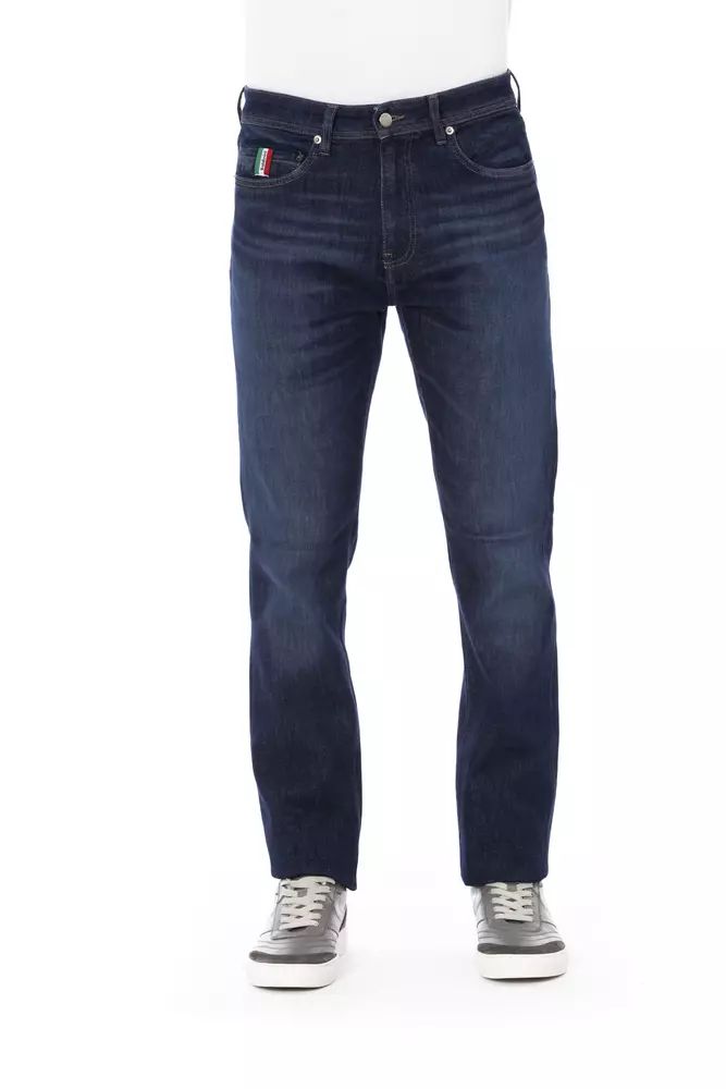 Baldinini Trend Jeans und Hose aus blauer Baumwolle