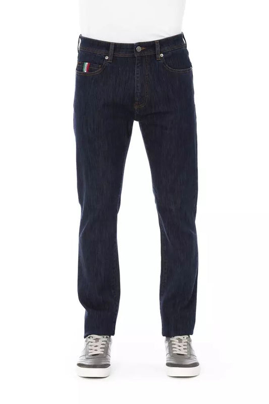 Baldinini Trend Jeans und Hose aus blauer Baumwolle